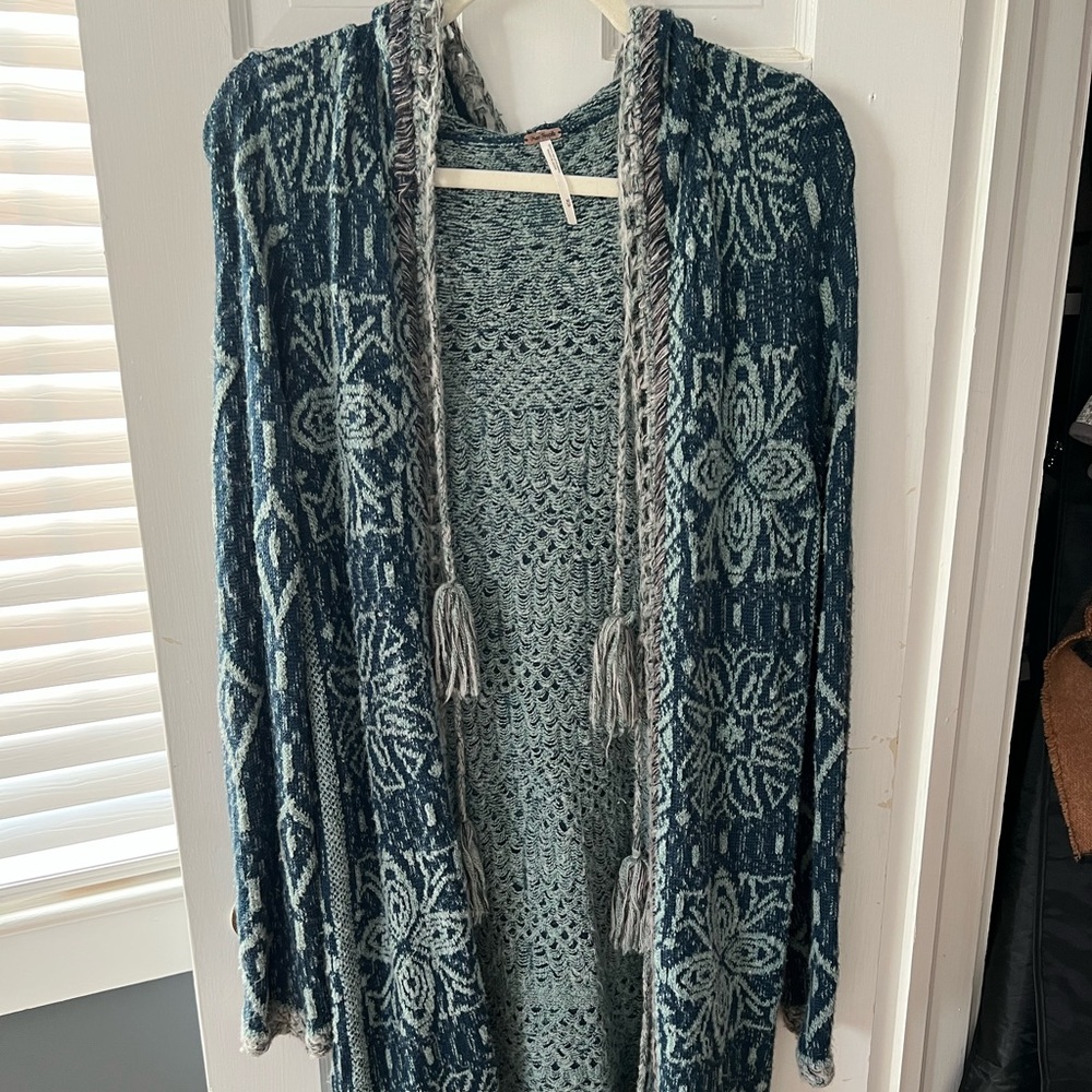Free People Long Cardigan